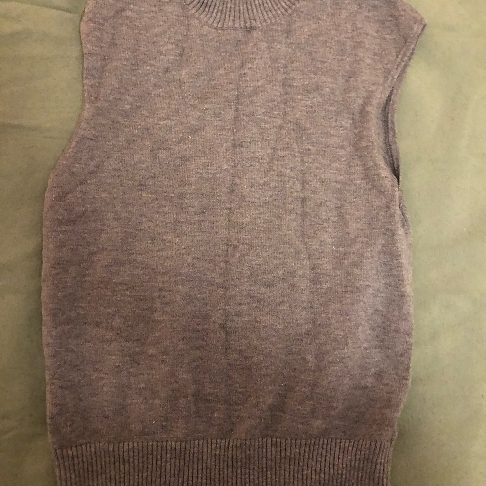 Zeagoo Men's Crewneck Gray Sweater Vest